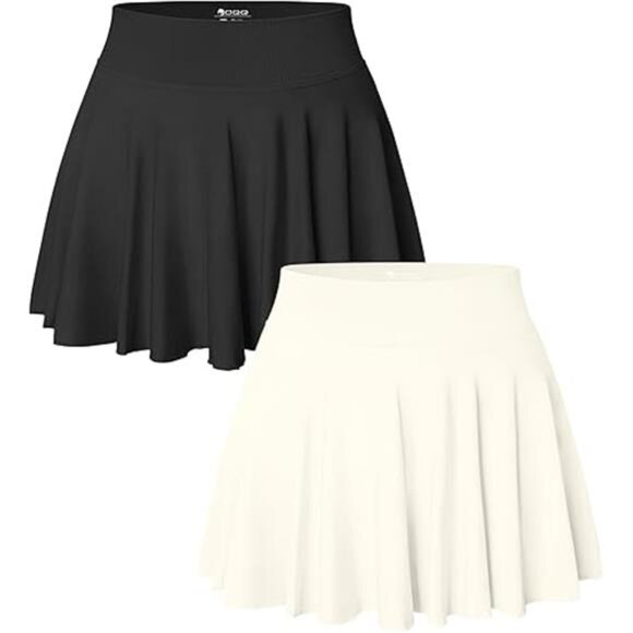 Women's 2-Piece Flowy Mini Skirts – Stretchy, Versatile, and Casual - Picture 7 of 7